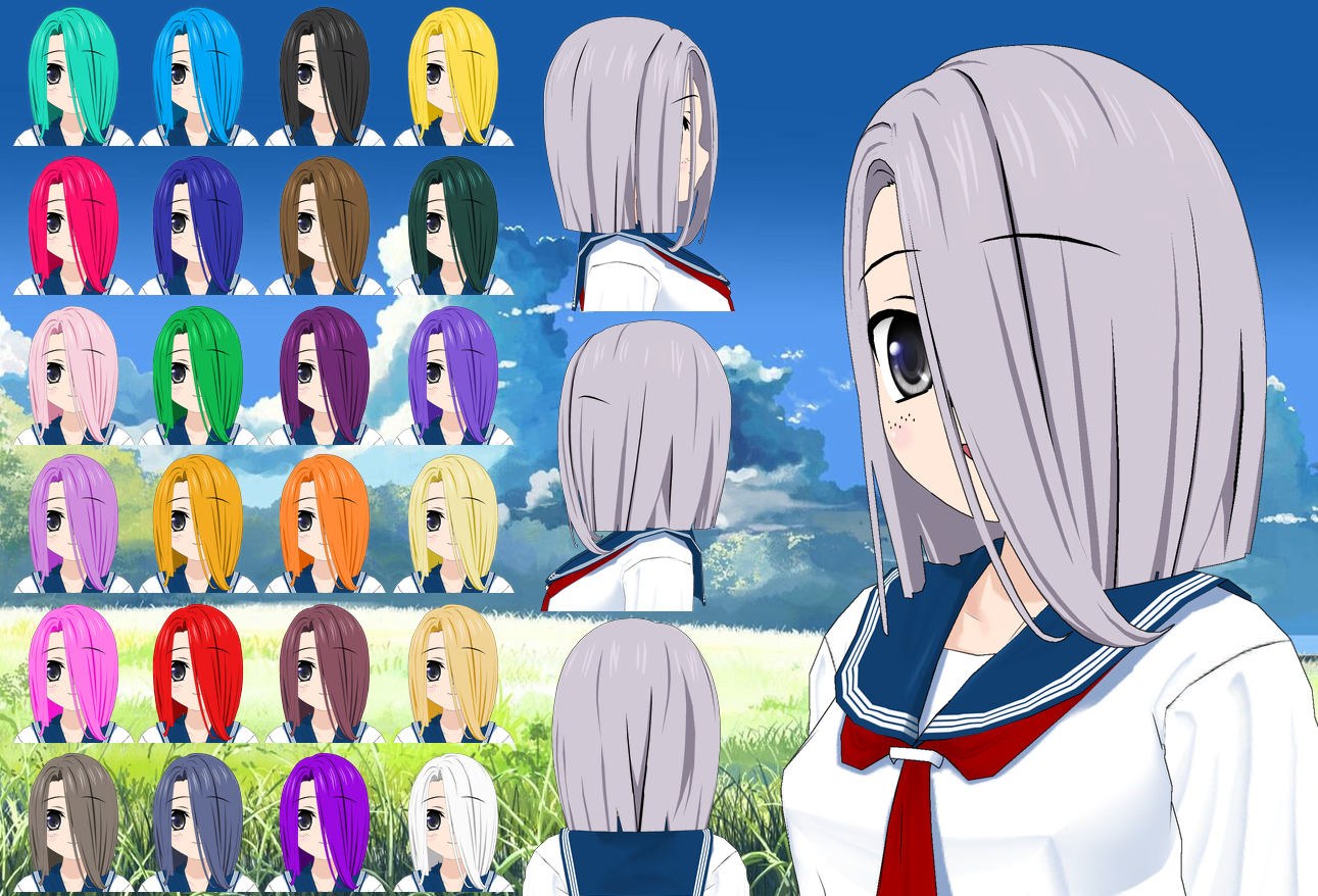 Disaster Mono Longer Straight Hair pack by Daiger1975 on DeviantArt
