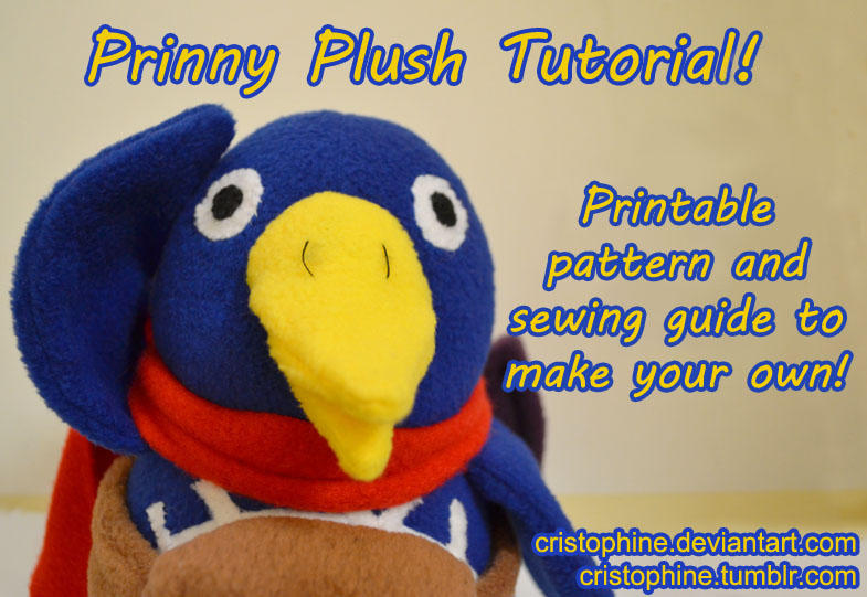 Prinny Plush Pattern and Tutorial