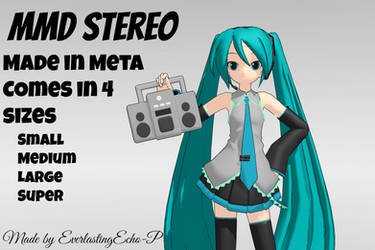 MMD Stereo/Speaker Set [Download]