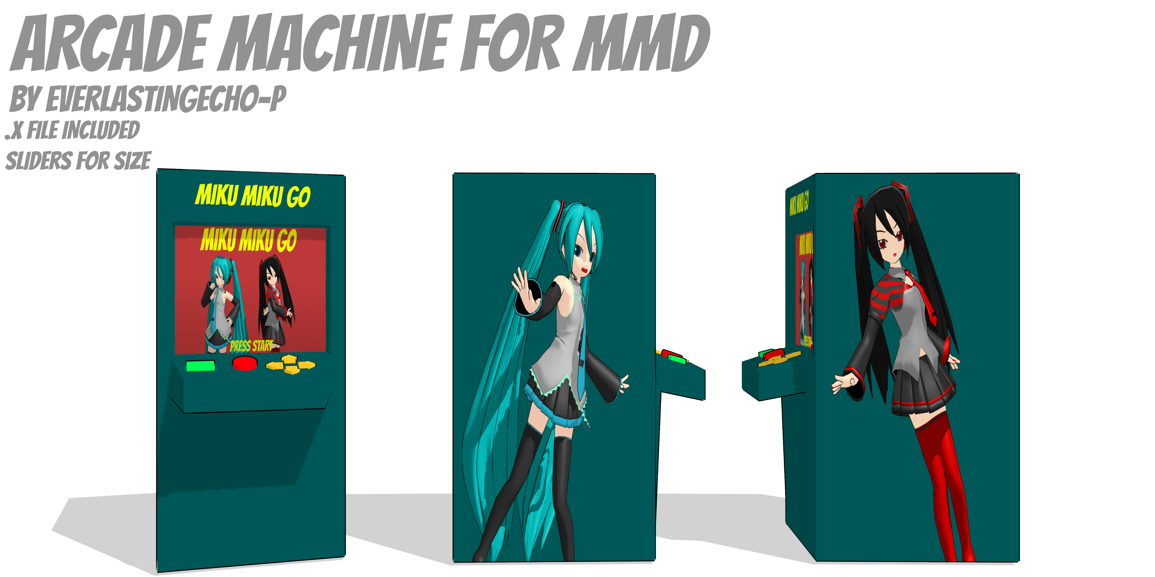 MMD Prop Arcade Machine by PoTatterTot on DeviantArt