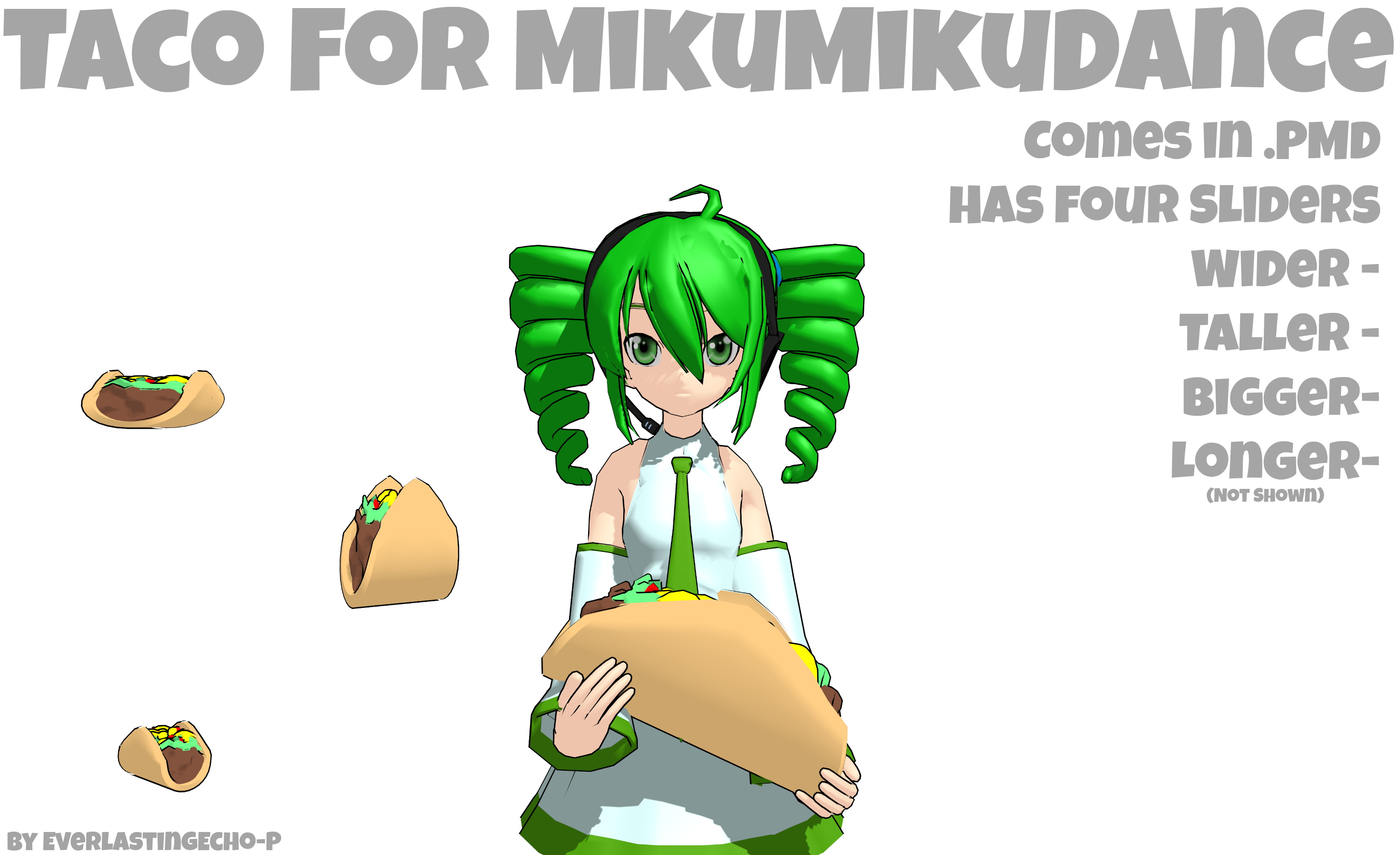 Taco for MikuMikuDance