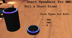 MMD Props: Smart Speaker Set (Download)