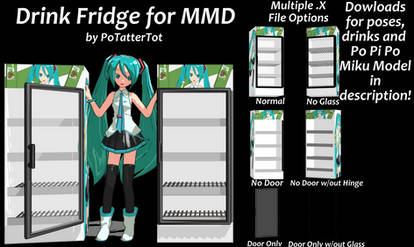 MMD Drink Fridge Download