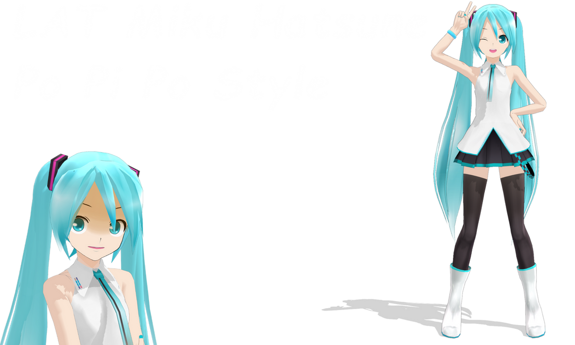 [MMD DL] LAT Po Pi Po Miku Hatsune by Chee-shep on DeviantArt