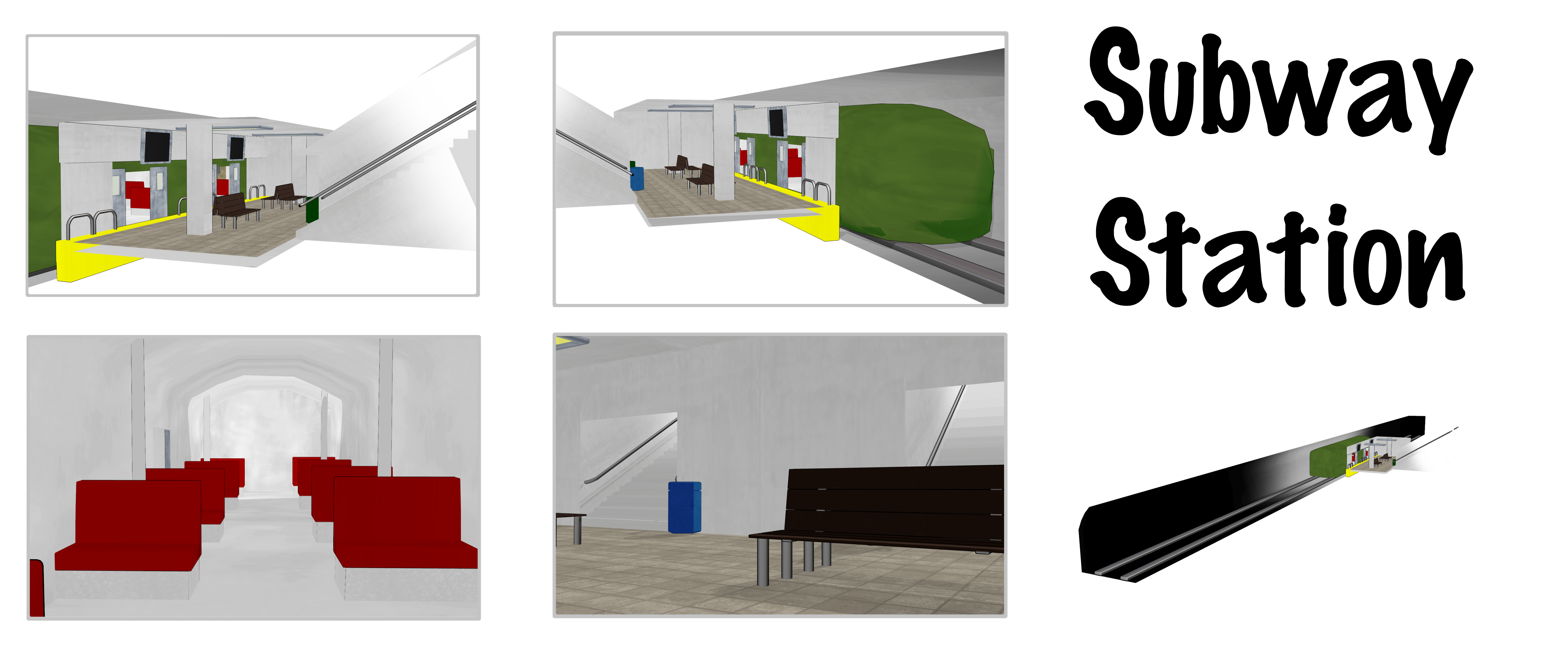 [MMD Stage] Train Subway Station [Download] by Chee-shep on DeviantArt