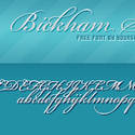 Bickham Script Pro Free Font