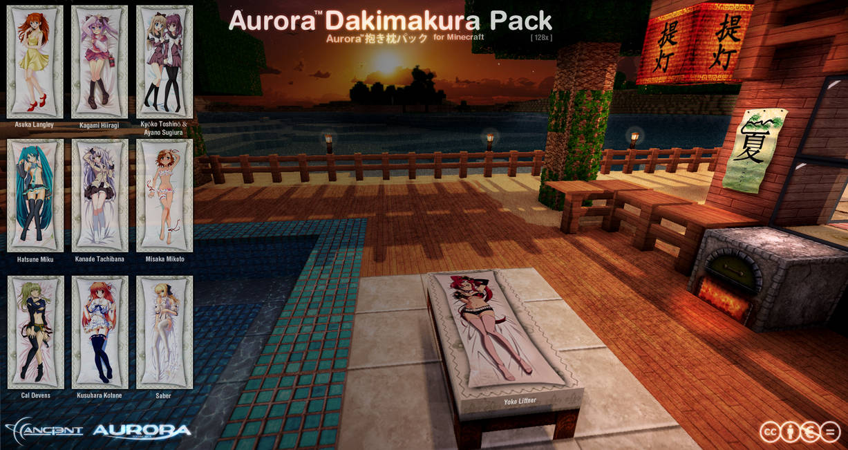 Minecraft Dakimakura Pack By Nickpolyarush On Deviantart As the name suggests, it's basically a resource pack with textures that resemble anime quite a bit. minecraft dakimakura pack by