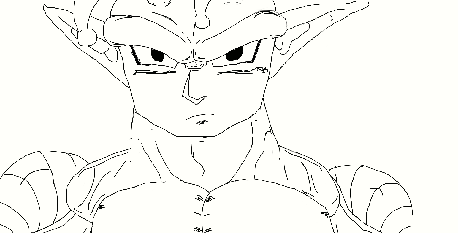 Piccolo Line Art by LegomasterJake on DeviantArt