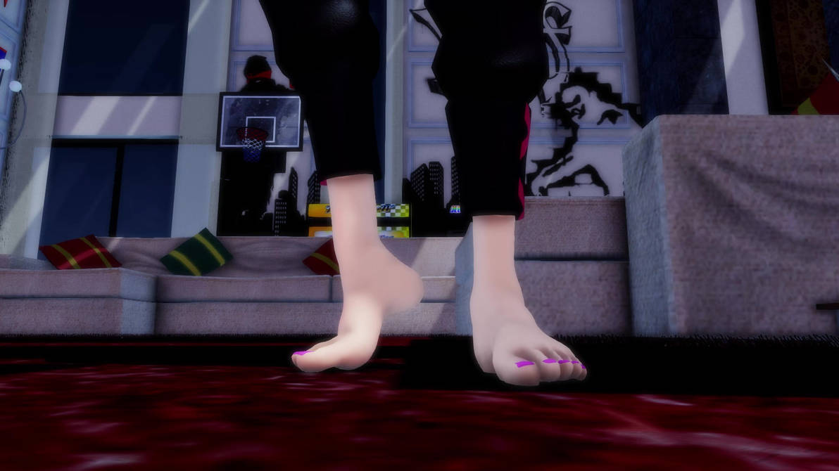 Giantess foot crush animation