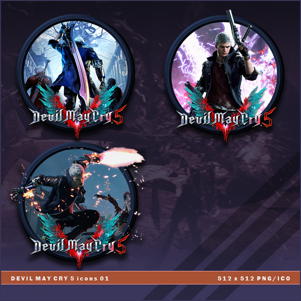 Devil May Cry 5 icon ico by hatemtiger on DeviantArt