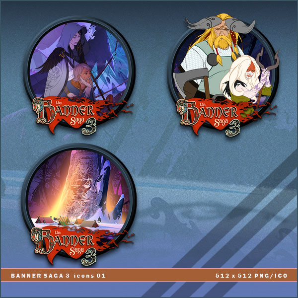 The Banner Saga 3 icons by BrokenNoah on DeviantArt