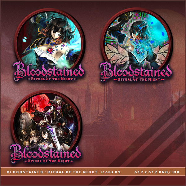 Bloodstained: Ritual of the Night icons by BrokenNoah on DeviantArt