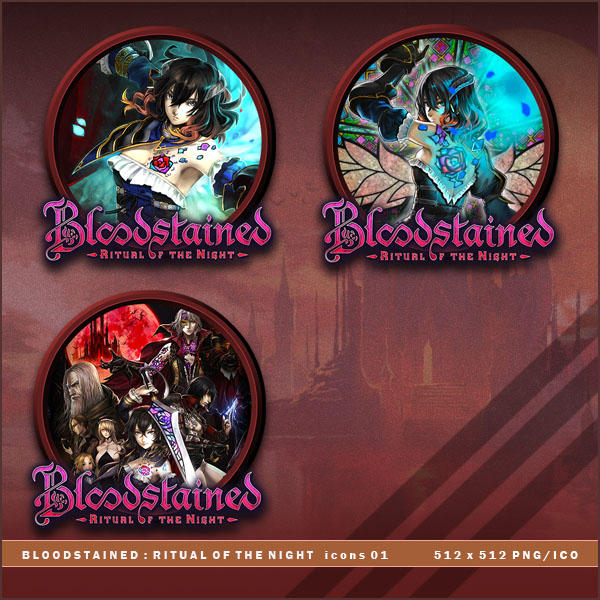 Bloodstained Ritual Of The Night Icons By Brokennoah On Deviantart