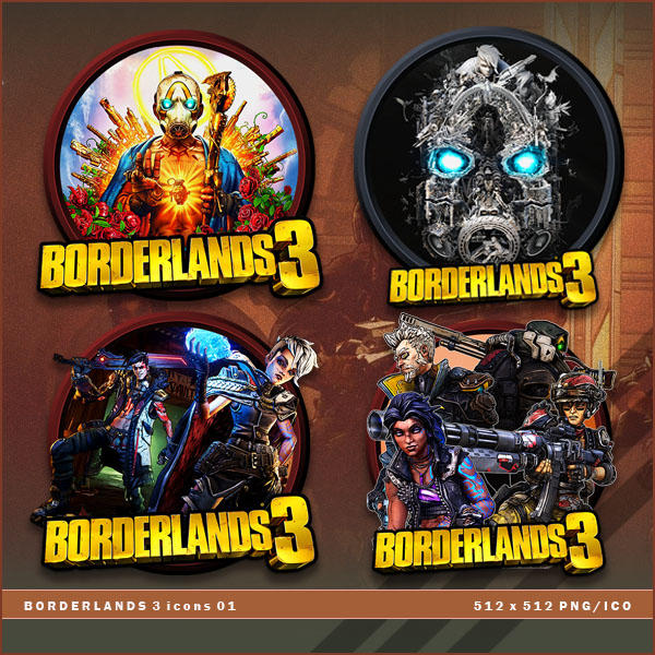Borderlands 3 icons by BrokenNoah on DeviantArt
