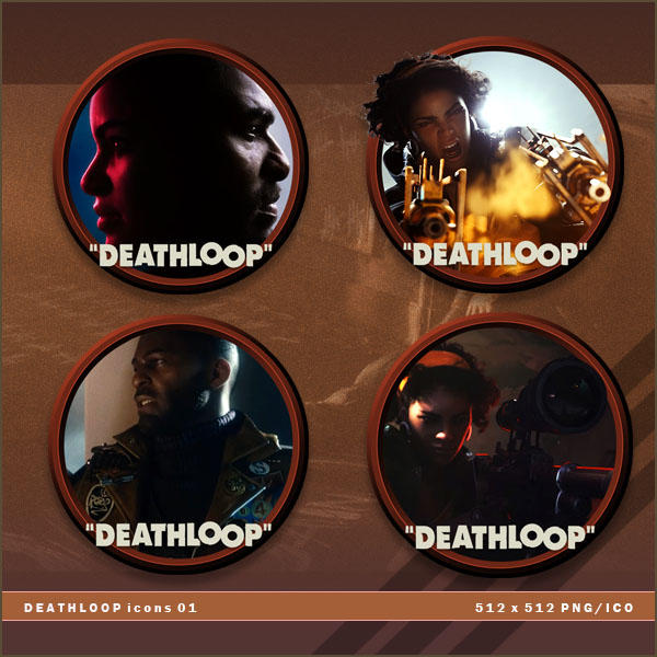Deathloop icons by BrokenNoah on DeviantArt