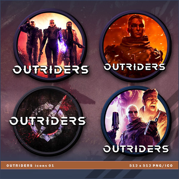 Outriders icons by BrokenNoah on DeviantArt