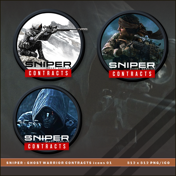 Sniper Ghost Warrior Contracts icons by BrokenNoah on DeviantArt