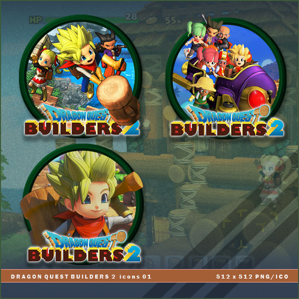 Dragon Quest Builders 2 icons by BrokenNoah on DeviantArt