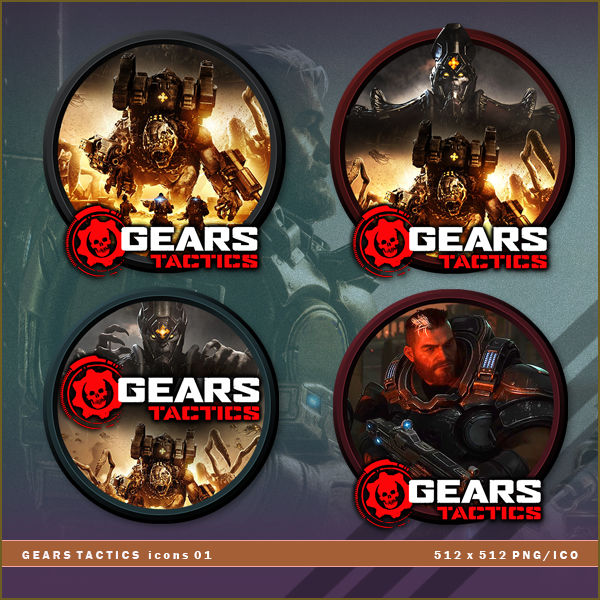 Gears Tactics icons by BrokenNoah on DeviantArt
