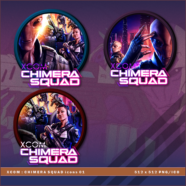XCOM: Chimera Squad icons by BrokenNoah on DeviantArt