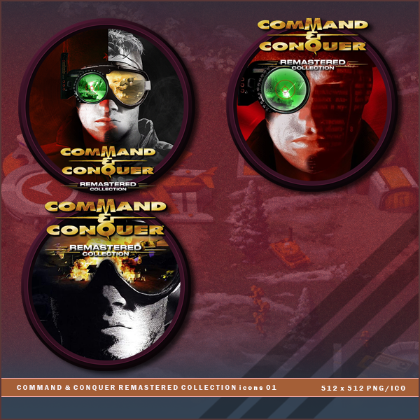 Command and Conquer Remastered Collection icons by BrokenNoah on DeviantArt