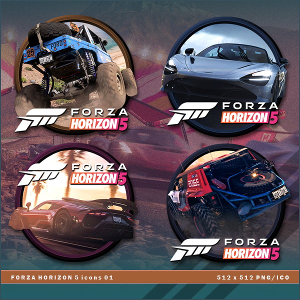 Forza Horizon 2 icons by BrokenNoah on DeviantArt