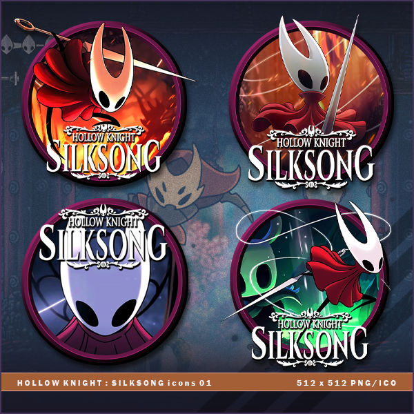 Hollow Knight Silksong icons by BrokenNoah on DeviantArt