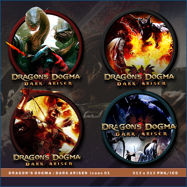 Dragon's Dogma: Dark Arisen icons by BrokenNoah on DeviantArt