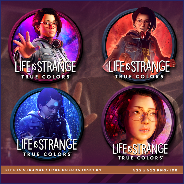 Life is Strange: True Colors icons by BrokenNoah on DeviantArt