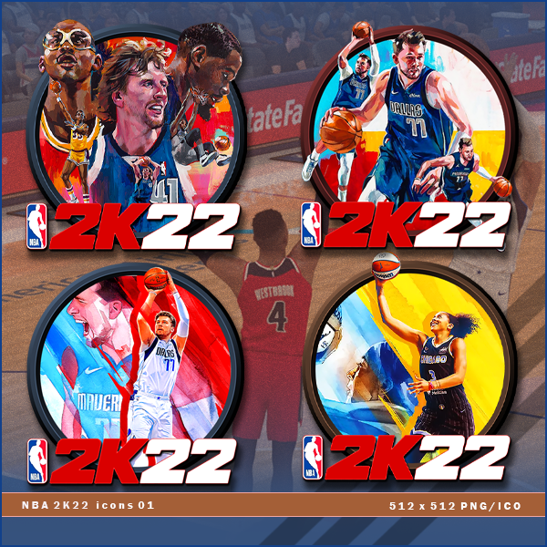 NBA 2K22 icons by BrokenNoah on DeviantArt