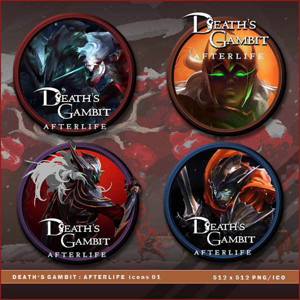 Death's Gambit: Afterlife icons by BrokenNoah on DeviantArt