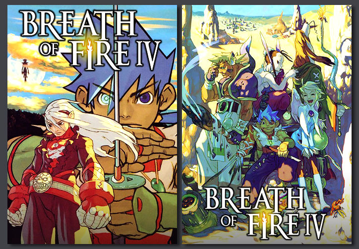 希少　ブレス オブ ファイア Ⅳ　BREATH OF FIRE　販促ポスター Breath of Fire IV 4 Playstation 1 PS1 PSX 2000 Official