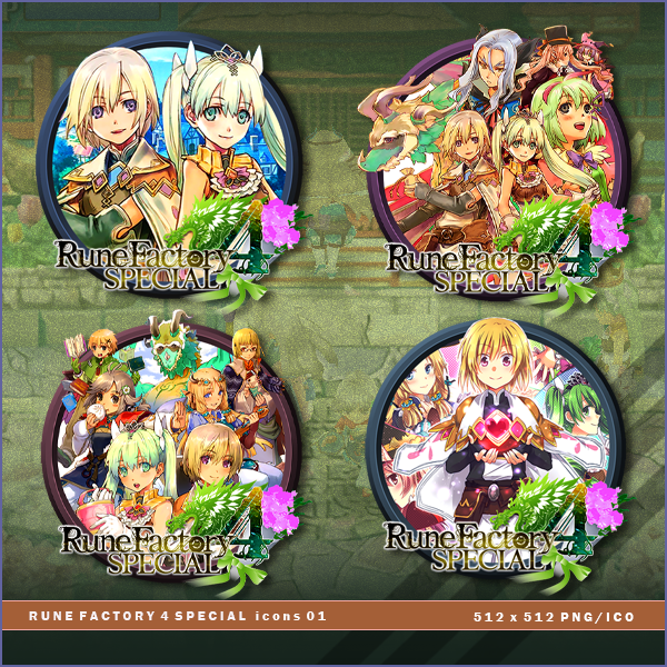 Rune Factory 4 Special icons by BrokenNoah on DeviantArt