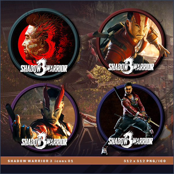 Shadow Warrior 3 icons by BrokenNoah on DeviantArt
