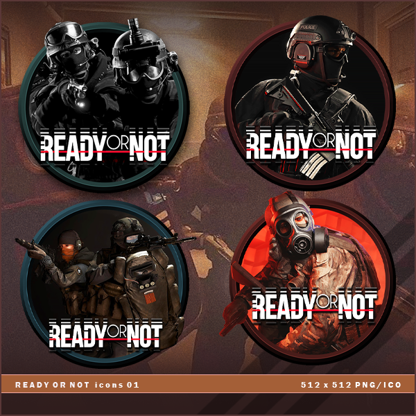 Ready or Not icons by BrokenNoah on DeviantArt