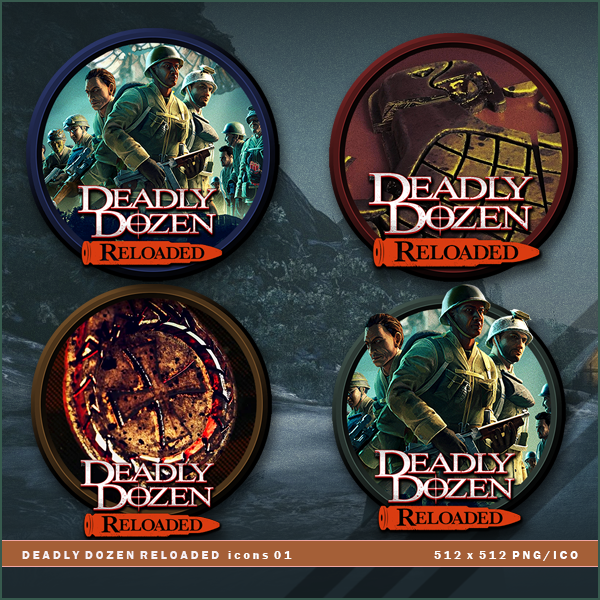 Deadly Dozen Reloaded icons by BrokenNoah on DeviantArt