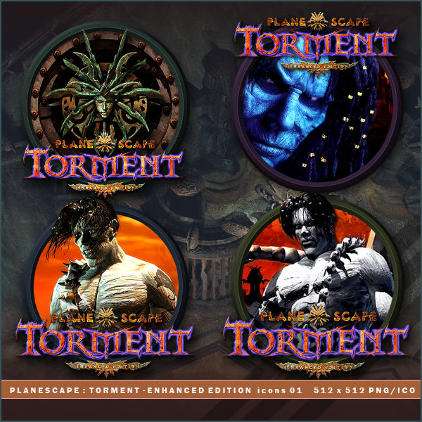 Planescape Torment Enhanced Edition icons by BrokenNoah on DeviantArt