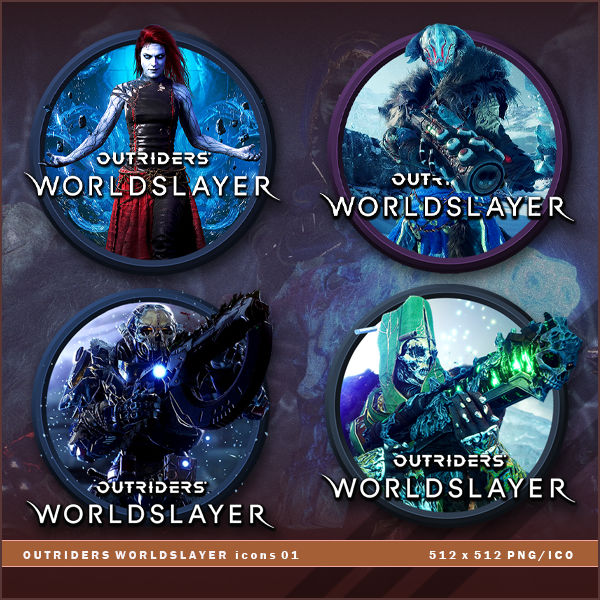 Outriders Worldslayer icons by BrokenNoah on DeviantArt