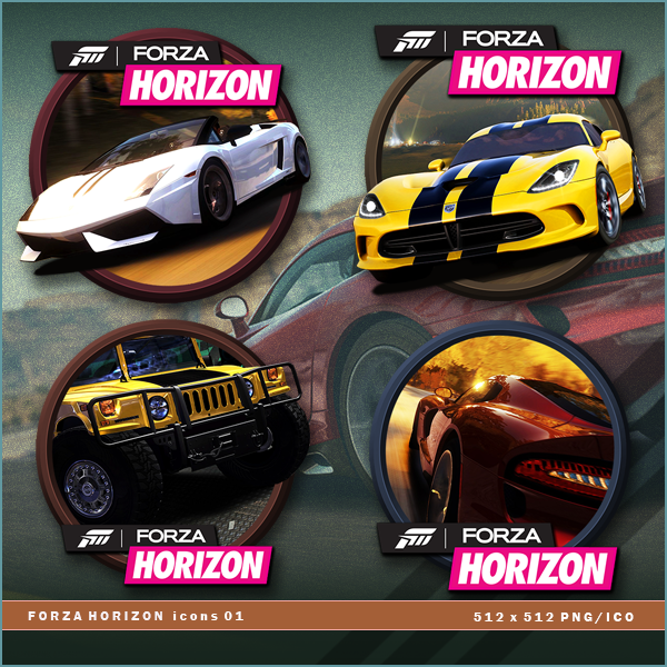 Forza Horizon icons by BrokenNoah on DeviantArt