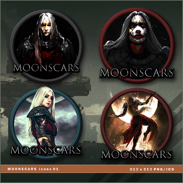 Moonscars icons by BrokenNoah on DeviantArt