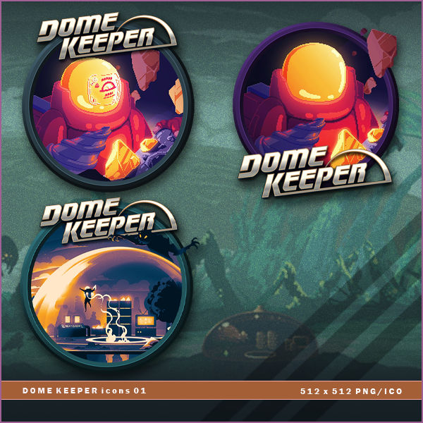 Dome Keeper icons by BrokenNoah on DeviantArt