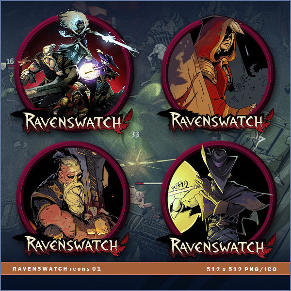 Ravenswatch icons by BrokenNoah on DeviantArt