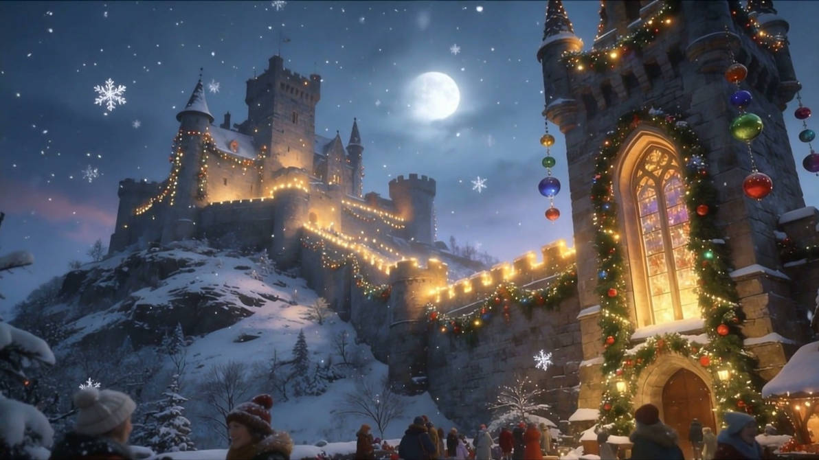 The Christmas Castle! by InterdimensionalDave on DeviantArt