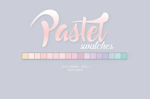 Pastel swatches