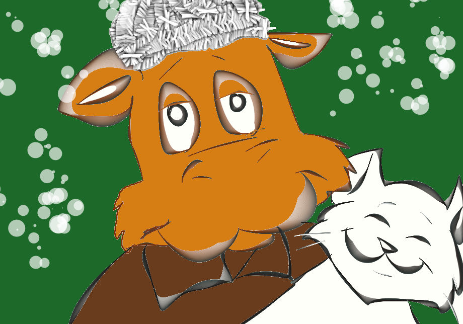 Season's greetings from Georgie and Ralph by GeorgieGanarf on DeviantArt
