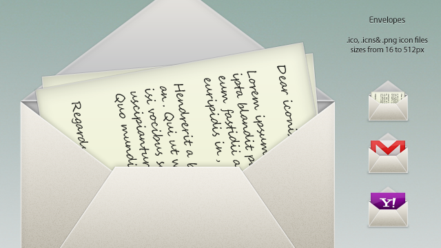 Open envelopes