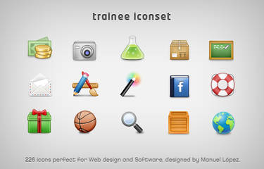 trainee iconset 226 icons