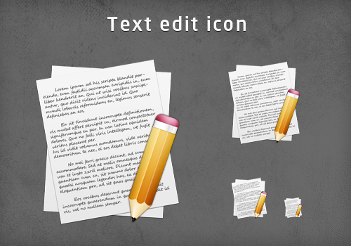 Text edit icon