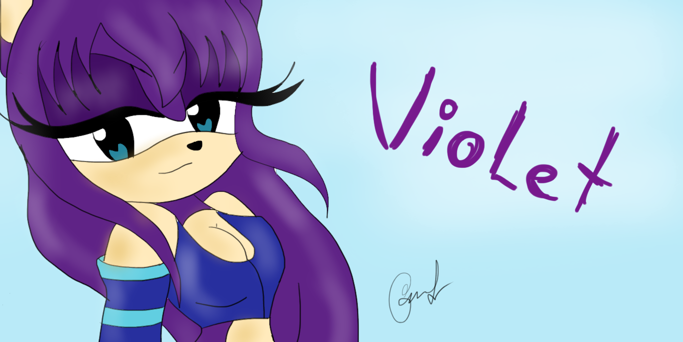 Violet the hedgehog