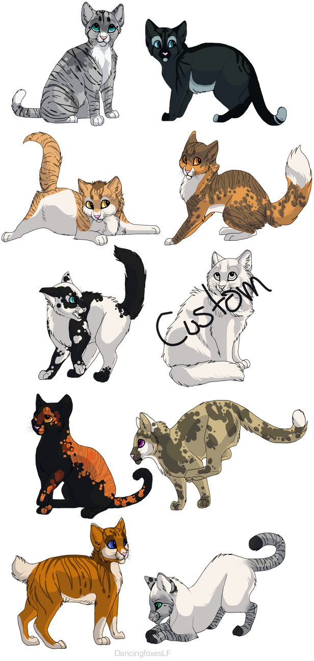 OPEN kitten point adoptables batch 2 by SaltyAdopts on DeviantArt